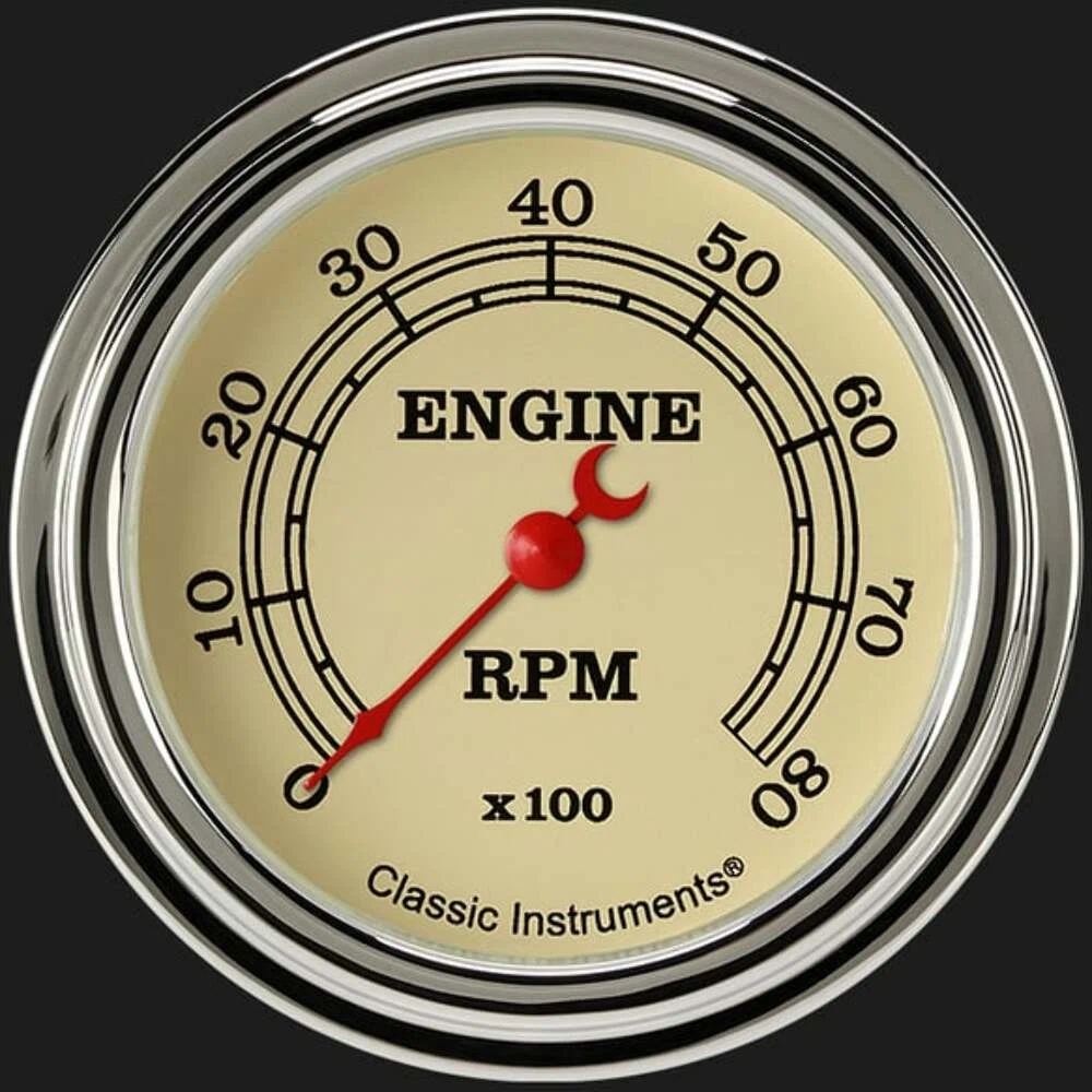 Vintage 2 5_8_ Tachometer VT383SLF